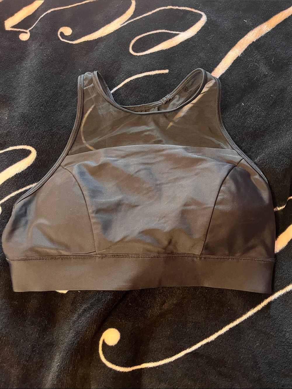 lululemon athletica Black High-Neck Swim Top